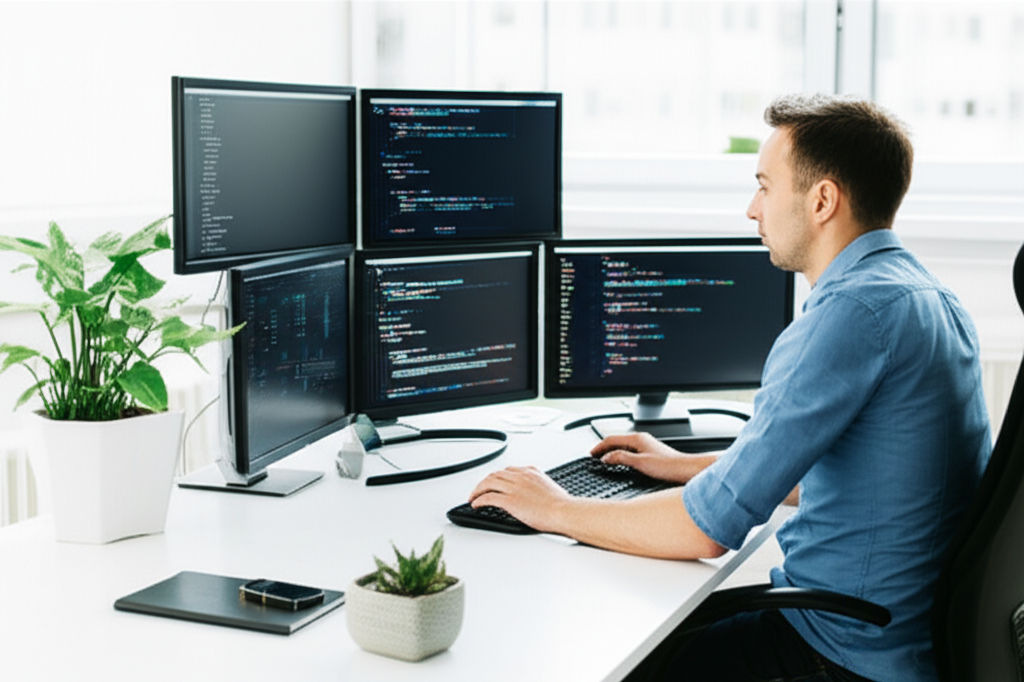 Software development illustration